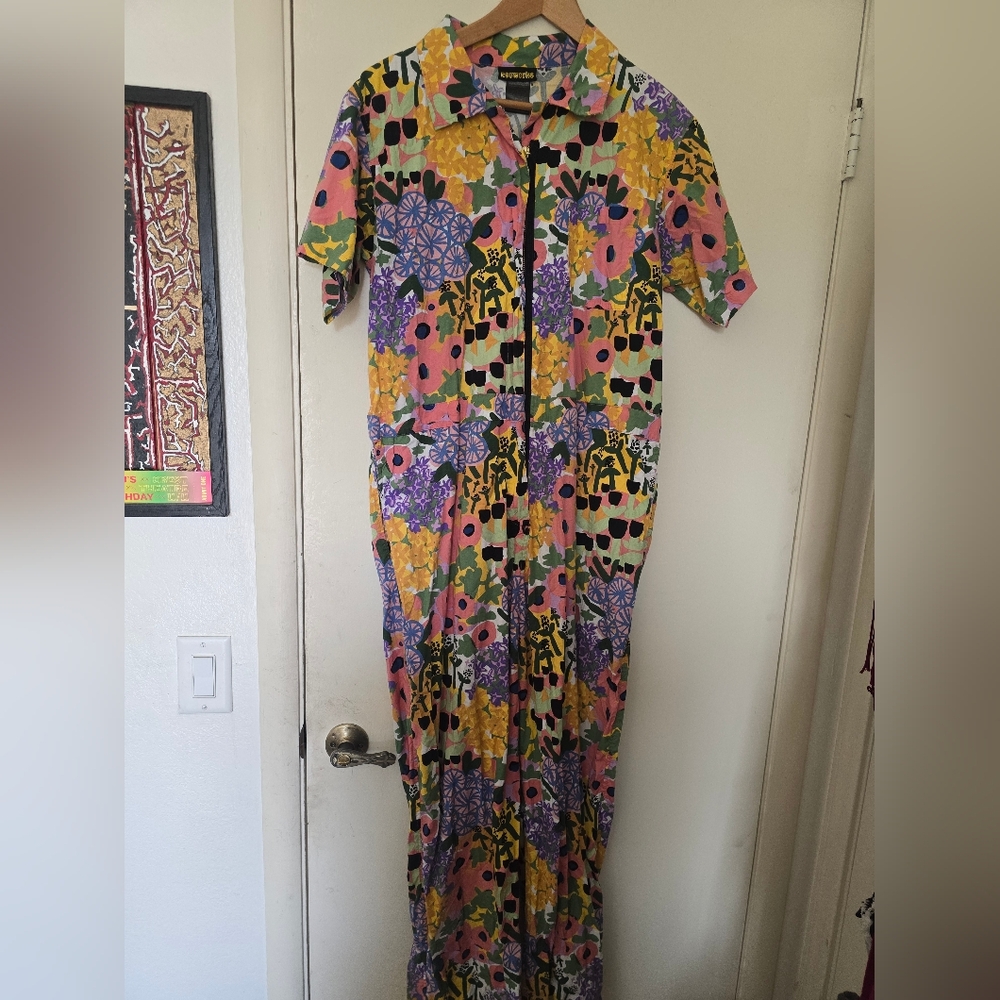 NOOWORKS People I've Loved Short Sleeved Coveralls 2x